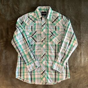 Vintage Wrangler Western Snap Shirt